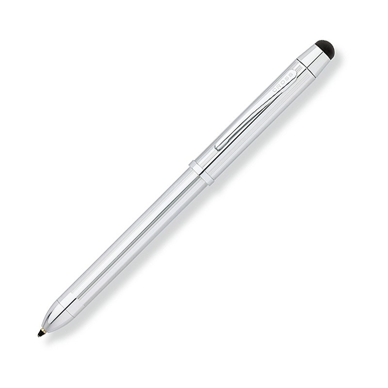 Stylo Multifonction Tech3+ Chrome brillant Cross - Stylos Mania