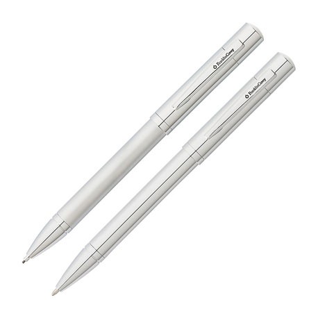 Parure Stylo et Porte-mine Greenwich Satin chromé Franklin Covey